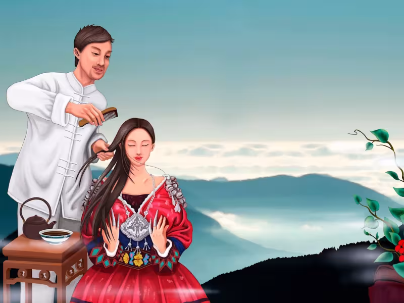 Hair & Scalp Treatment Spa Toudaotang