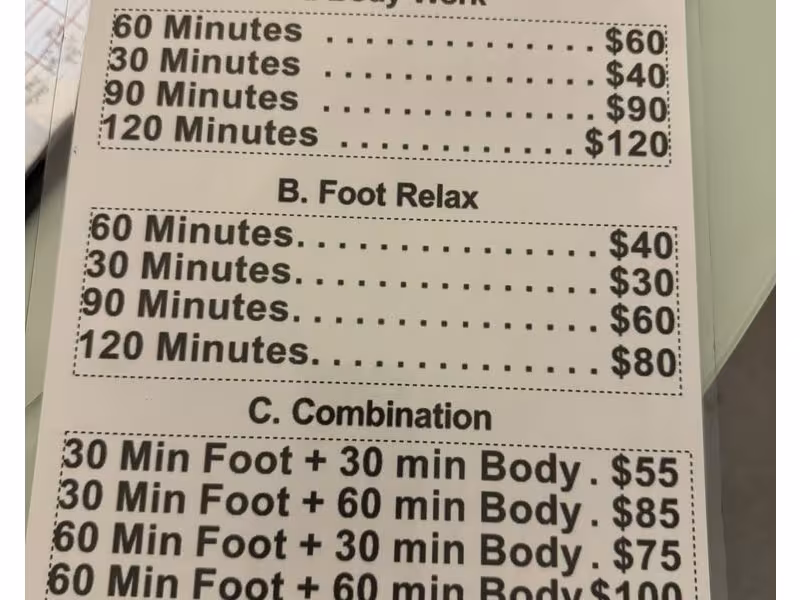 Seven Day Foot Spa