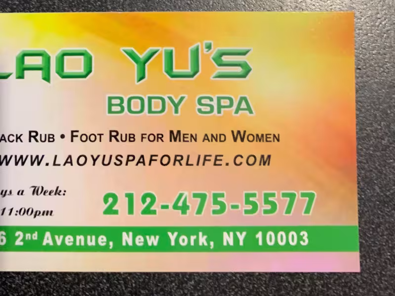 Lao Yu's Body Spa
